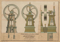 Steam engine with 9 in. cyl. 18 in. stroke by J.T. Sutton & Co., Franklin Iron Works, Kensington, Philadelphia. U.S.