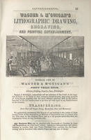 Wagner & M'Guigan's lithographic drawing, engraving, and printing establishment.