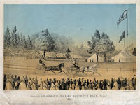 Scene at the U. S. Agricultural Society's Fair, Philada. 1856.
