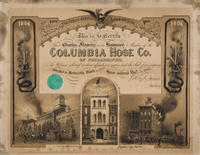 Columbia Hose Co. of Philadelphia [membership certificate]