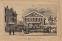 Friend's Meeting House & School. Race St. East of 16th.