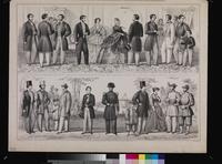 Philadelphia, Paris & New-York fashions, for spring & summer 1861. Published and sold by F. Mahan, no. 720, Chestnut Street, Philadelphia.