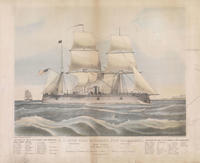 U.S. iron clad steamer, New Ironsides.