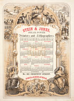 Stein & Jones, steam power printers & lithographers, no. 321 Chestnut Street, Philadelphia.