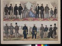 Philadelphia, Paris & New York fashions, for spring & summer of 1865, published and sold by F. Mahan, no. 911, Chestnut Street Philadelphia.