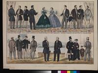 Philadelphia Paris & New York fashions for spring & summer of 1867, published and sold by F. Mahan, no. 911, Chestnut Street Philadelpiha.