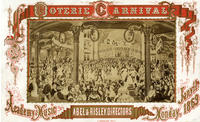 Coterie Carnival, Academy of Music, Able & Riley, directors, Monday, Jany 11th, 1869
