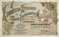 Commercial lithography of Theo. Leonhardt & Co., 324 Chestnut St. Philadelphia.