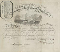 [Schuylkill Navigation Company stock certificate]