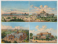 [Views of four prominent buildings at the Centennial Exhibition, Fairmount Park, 1876]