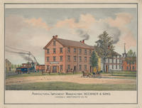 Agricultural Implement Manufactory. Heebner & Sons. Lansdale, Montgomery Co. PA.