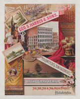 Geo. S. Harris & Sons, printers, engravers, lithographers, 718, 720, 722 & 724 Arch Street, Philadelphia.