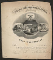 Hibernian Benevolent Institution. Incorporated 1833.