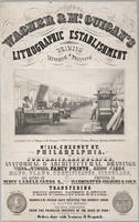 Wagner & McGuigan's lithographic establishment for drawing lettering & printing no. 116 Chesnut [sic] St. Philadelphia.