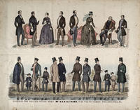 Fashions for fall and winter 1848-9 by S.A. & A.F. Ward, no. 62 Walnut Street, Philadelphia, Pa.