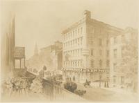 At Seventh and Chestnut Streets in 1853