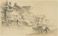 Along Lower Chestnut Street - 1845