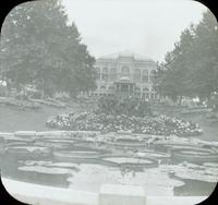 [Horticultural Hall, from the lily ponds, West Fairmount Park, Philadelphia.]