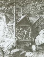 [Rustic pavilion, near Devil's Pool in Cresheim Creek, Fairmount Park, Philadelphia.]