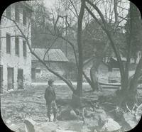 [Outbuildings on Livezey Lane, Philadelphia.]