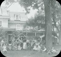 [Group portrait of the Rupp and Doering families, Sellersville, Pennsylvania.]