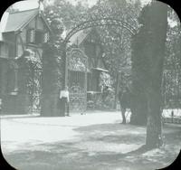 [Woodward Estate gate, Cresheim Valley, Philadelphia.]