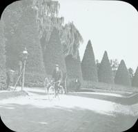 [William Doering bicycling, Long Island, N.Y.]