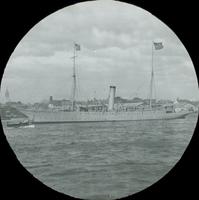 [Peace Jubilee, Naval Day, U.S.S. Gloucester on the Delaware River, looking toward Philadelphia.]