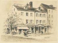 Two Historic Chestnut Street Houses and the Brown Building