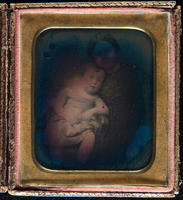 [Portrait of an unidentified woman holding a baby.]