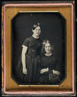[Portrait of two unidentified young women.]
