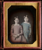 [Portrait of two sisters, Caroline and Mary Wood.]