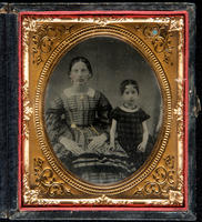 [Portrait of an unidentified woman and girl.]