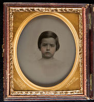 [Double portrait of two young siblings, Anna and George Henry Lea.]