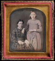 [Portrait of two unidentified young girls.]