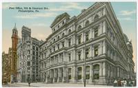 Post Office, 9th & Chestnut Sts. postcards.