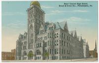 Boys' Central High School postcards.