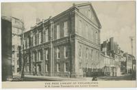The Free Library of Philadelphia, N.E. corner Thirteenth and Locust Streets.
