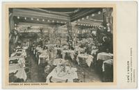 Cafe L'Aiglon, corner of main dining room, Chestnut and Fifteenth Streets, Philadelphia.