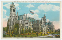 College Hall, University of Pennsylvania postcards.