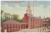 Independence Hall postcards.
