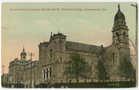 Immaculate Conception Church chapel and St. Vincent's College, Germantown, Pa.