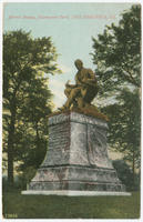 Anthony J. Drexel statue postcards.
