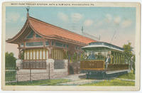 West Park Trolley Station postcards.