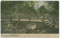 Rustic bridge postcards.