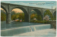 Fairmount Park high stone bridge postcards.