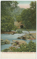 A scene in the park, Wissahickon Creek postcards.