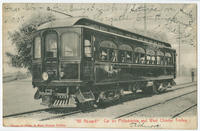 "All Aboard!" car on Philadelphia and West Chester Trolley.