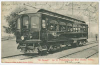 "All Aboard!" car on Philadelphia and West Chester Trolley.