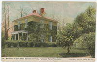 Residence of John Penn, Colonial Governor, Fairmount Park, Philadelphia.